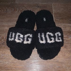 UGG Logo Cozetta Curly Slippers (BEST SELLER on ugg.com)